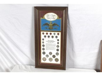 United States Coins Of The 20th Century Framed (See Details)