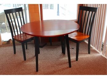 Drop Leaf Table With Two Chairs