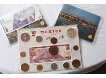 Mexico & Aruba Coins