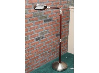Brushed Nickel Adjustable Floor Lamp