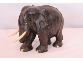 Carved Elephant Figurine
