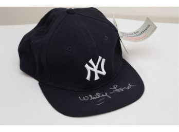 Whitey Ford Signed Hat Guaranteed Authentic