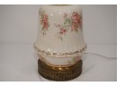 Vintage Porcelain Floral Lamp