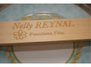 Set Of 4 Nelly Reynal Fine Porcelain La Rosa De Sables Plates -1