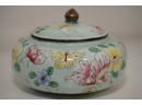 Hand Painted Chinese Lidded Jar