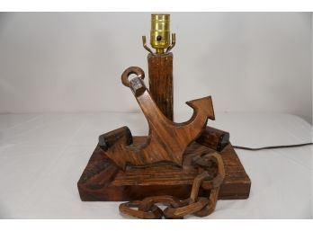 Nautical Wooden Lamp Base