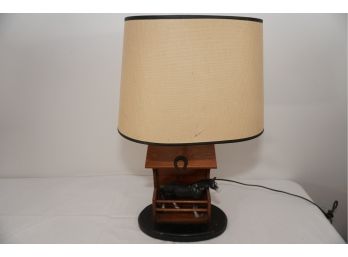 Wooden Horse And Stable Lamp