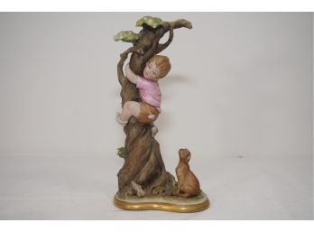 Works Of Art 'climbing Tree' Figurine