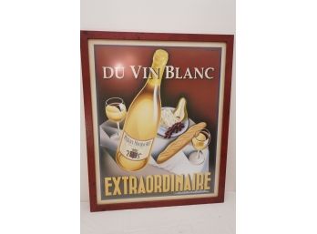 Du Vin Blanc Extraordinaire Framed Print