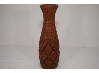 Ornate Wooden Vase