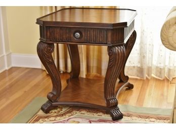 Rectangular Wooden Side Table