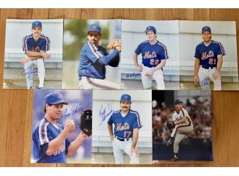 Collection Of Signed NY Mets Team Autographs Guaranteed Authentic