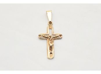 14K Gold Cross - N144