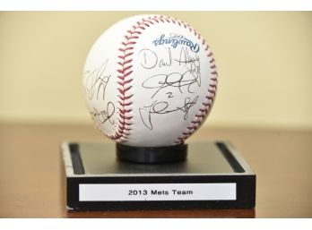 Mets Team Signed Baseball Guaranteed Authentic