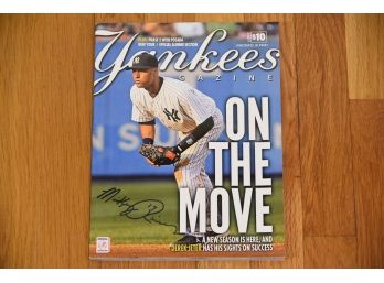 Yankees Magazine Signed By Mickey Rivers Guaranteed Authentic