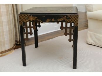 An Antique Square Asian Table