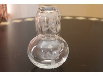 A Tiffany & Co. Bedside Decanter With Cup Lid