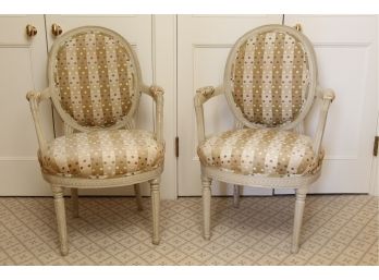 Antique Pair Of Side Chairs For Repair