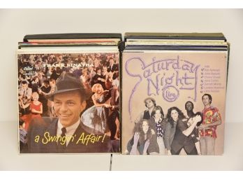 Large Record Lot Including Sinatra, Mathis, Manilow And More