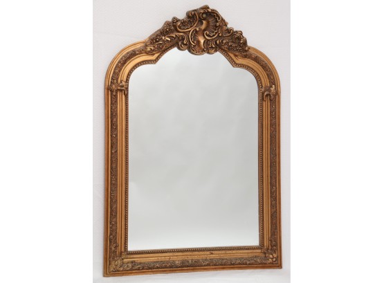 French Louis XVI Style Gold Gilt Mirror