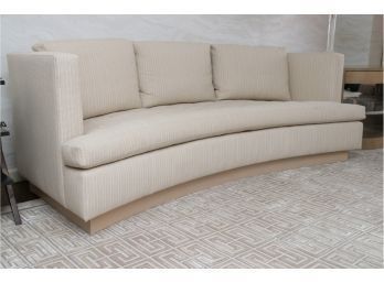 Bespoke Custom Crescent Form Sofa By Luigi Gentile