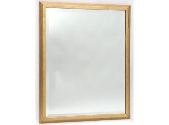 Gold Painted Wood Frame Wall Mirror