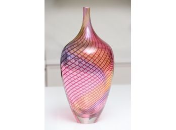 Art Glass Buzz Blodgett Vase #1