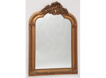 French Louis XVI Style Gold Gilt Mirror