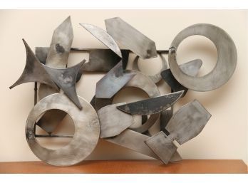 Abstract Metal Wall Sculpture
