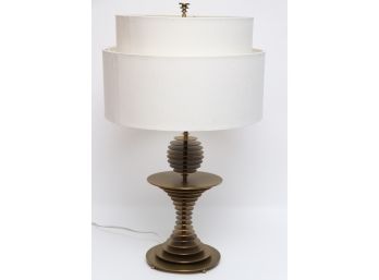 Mid-Century Modern Brass Form Table Lamp