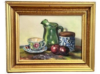 Still Life By L. Herman, Paint On Canvas