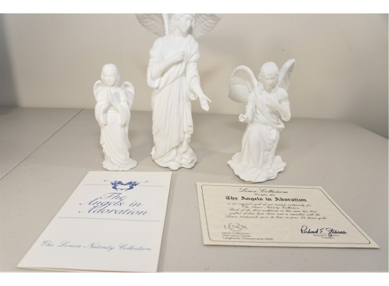 Vintage Lenox 'The Angles Adoration' Nativity Set