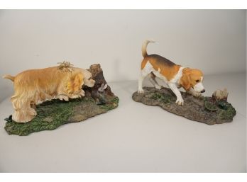 Pair Of My Dog Porcelain Statues