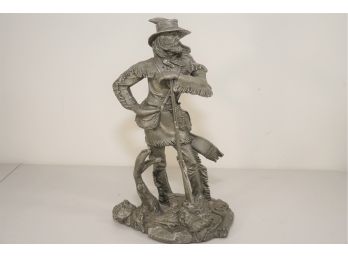 Vintage Pewter 'The Frontiersman' By Jim Ponter
