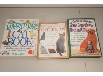 Trio Of Vintage Pet Care Books Including The Doctors Book Of Home Remedies For Dogs And Cats
