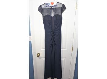 Woman's Vince Camuto Navy Blue Sleeveless Dress