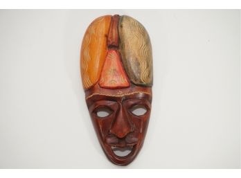 Vintage Hand Carved African Wall Art Mask