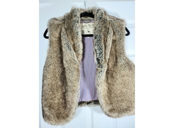 Jack Wills Womens Faux Fur Vest