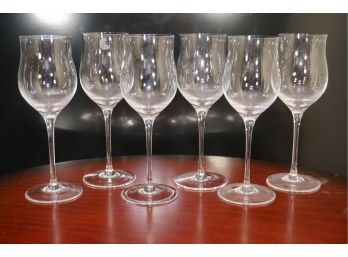 Group Of 6 Tiffany & Co Cordial Crystal Glasses
