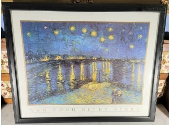Van Gogh Night Star Framed Print