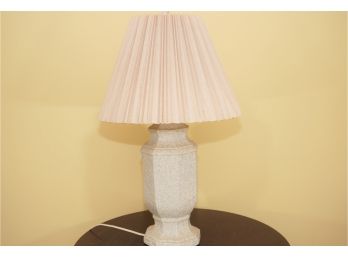 Vintage Faux Stone Lamp (Tested And Works)