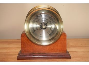 Vintage Howard Miller Brass Barometer