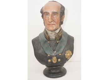 Vintage Duke Of Wellington Hand Ceramic Bust