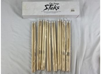 16 Unopened On-stage Drum Sticks