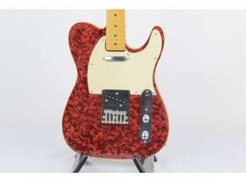 Red Mother Of Pearl Guitar