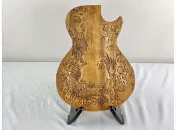 Awesome Wood Engraved Guitar Body