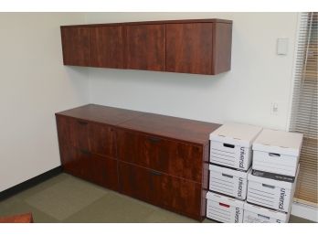 Offices-To-Go Floor & Wall Cabinet Set