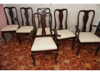 Vintage Group Of 6 Ethan Allen Dining Room Chairs