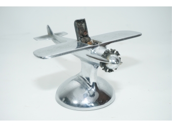 Vintage Airplane Table Lighter (damaged View Photos)