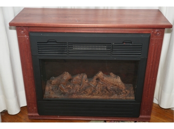 Heat Surge Electric Faux Fireplace